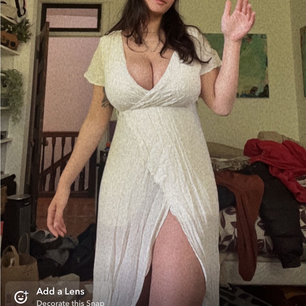 White dress